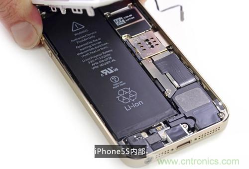 土豪金iPhone 5S拆解：內(nèi)部結(jié)構(gòu)升級(jí)，維修難度增加