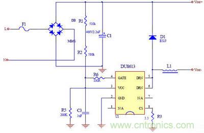 推薦：一款高效率3W LED非隔離球泡燈驅(qū)動方案