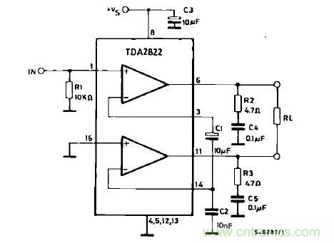 TDA2822單聲道功放