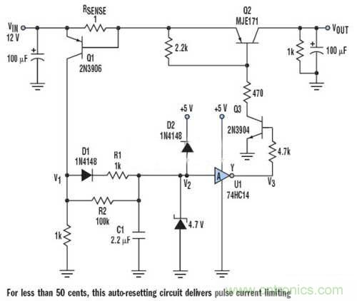 利用自動復位電路保護輔助輸出設計