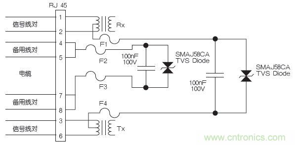 安防監(jiān)控系統的電路保護