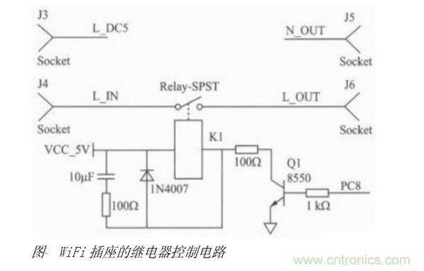 WiFi 插座的控制電路設計