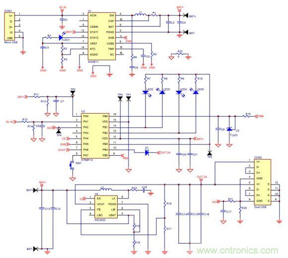 移動(dòng)電源電路的三種設(shè)計(jì)方案，哪個(gè)技高一籌？