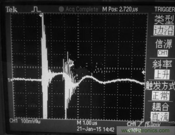 高人指點：反激初級電流波形異常如何解決？