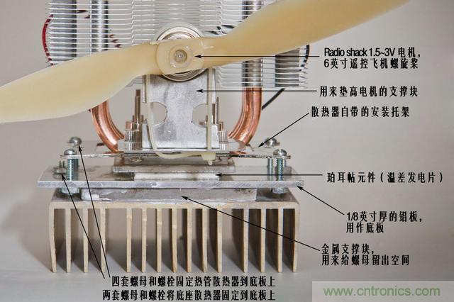 溫差發(fā)電機(jī)：不用電的“智能”風(fēng)扇