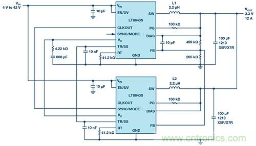 42 V、6 A（峰值7 A）、超低EMI輻射、高效率降壓型穩(wěn)壓器