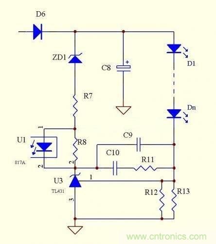 LED驅動電源：3個電路巧妙利用TL431來恒流！