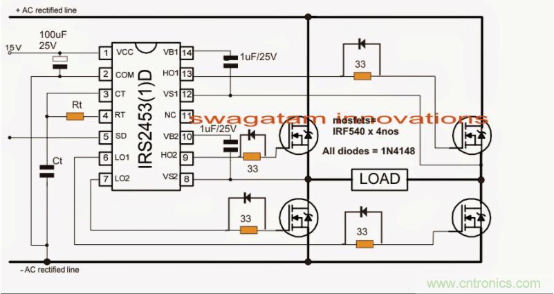 使用MOSFET內(nèi)的二極管為逆變器中的電池充電