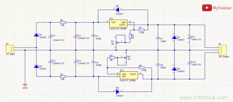 怎樣構(gòu)建可調(diào)線性AC-DC電源供用戶自由調(diào)節(jié)？