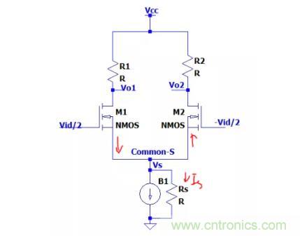 關(guān)于差分輸入電路和共模信號(hào)，差模信號(hào)關(guān)系的理解