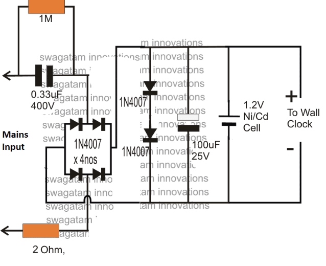 一個(gè)簡(jiǎn)單的無(wú)變壓器1．5V DC電源電路