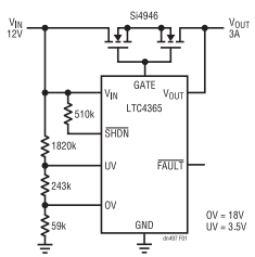 為敏感電路提供過壓及電源反接保護！