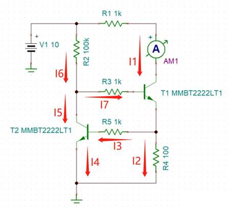 2個NPN三極管組成的恒流電路，如何工作？